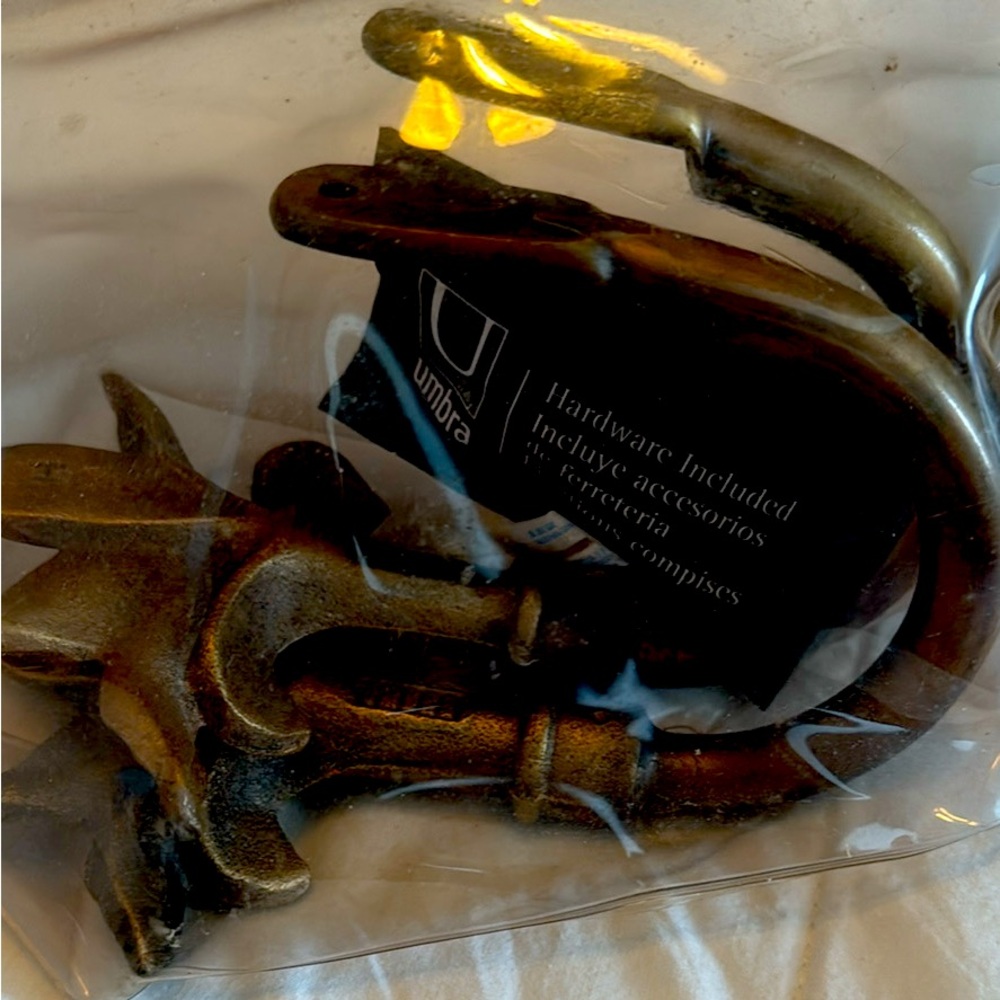 Antique Bronze color drape holdbacks